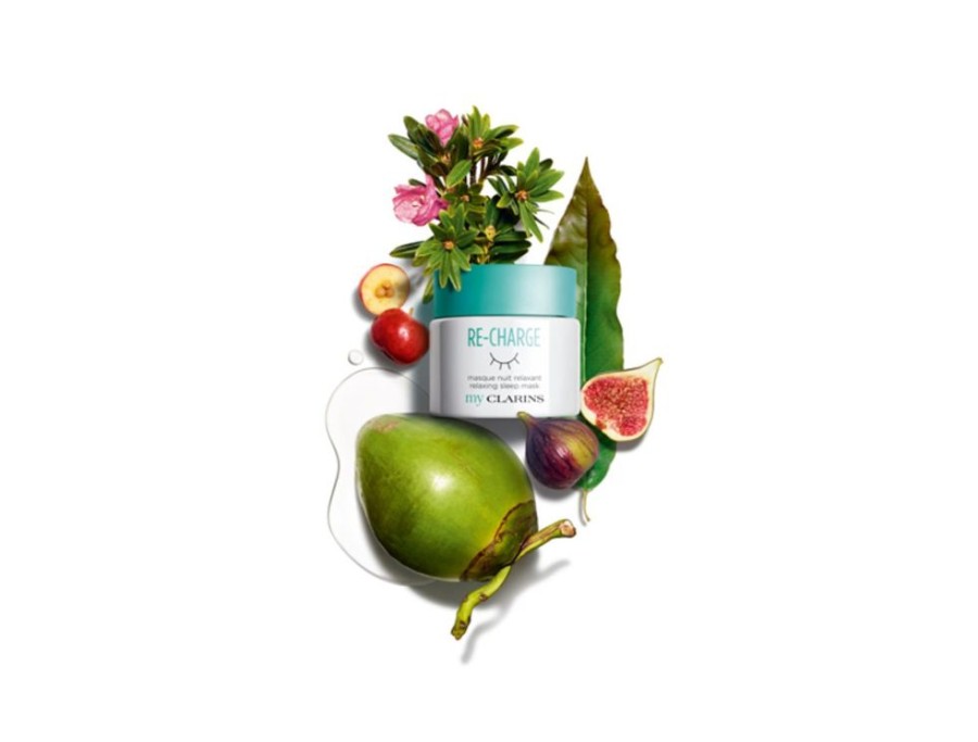 Femme Clarins Masque Et Exfoliant Visage | My Clarins Re-Charge Masque De Nuit Relaxant